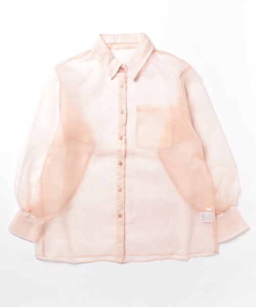 apres jour（アプレジュール）の「オーガンジーシアーシャツ【ZOZOTOWN限定アイテム】（シャツ/ブラウス・レディース・ピンク/ブルー/ブラック・X-LARGE/フリー）」の17枚目の写真