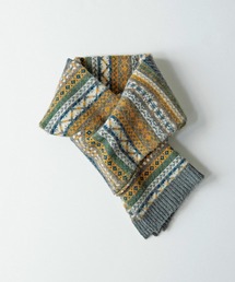 PAR ICI（パーリッシィ）の「フェアアイルジャカード起毛マフラー（マフラー）」