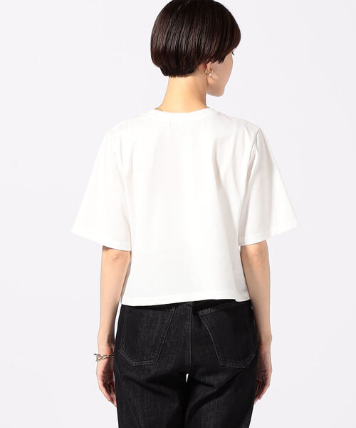 NOLLEY’S Sophi(ノーリーズソフィ)の「ショート丈ロゴTシャツ(Tシャツ/カットソー・レディース・ホワイト系その他4/オフホワイト/チャコールグレー・38)」の20枚目の写真
