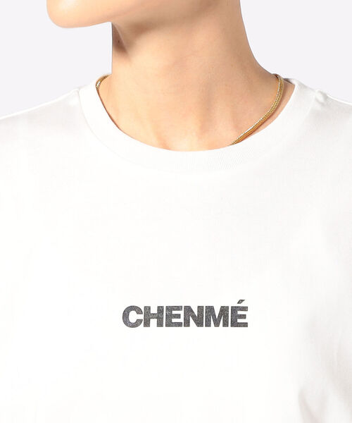 NOLLEY’S Sophi(ノーリーズソフィ)の「ショート丈ロゴTシャツ(Tシャツ/カットソー・レディース・ホワイト系その他4/オフホワイト/チャコールグレー・38)」の21枚目の写真