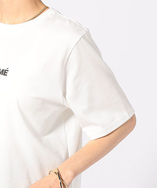 NOLLEY’S Sophi(ノーリーズソフィ)の「ショート丈ロゴTシャツ(Tシャツ/カットソー・レディース・ホワイト系その他4/オフホワイト/チャコールグレー・38)」の22枚目の写真