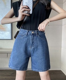 レディース デニムショートパンツ