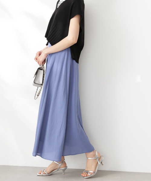 N.（N. Natural Beauty Basic）（エヌエヌナチュラルビューティーベーシック）の「【S Size Line】◆エアリーギャザースカート（スカート・レディース・イエロー/オフホワイト/ブルー・SMALL/MEDIUM）」の12枚目の写真