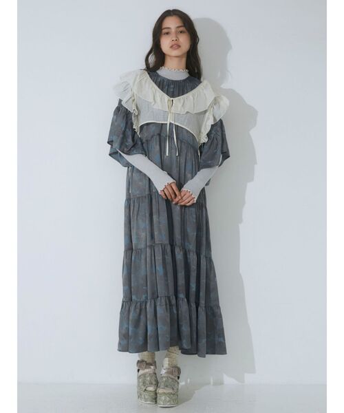 merry jenny（メリージェニー）の「リボンフリルビスチェ（Tシャツ/カットソー・レディース・ブラック/アイボリー/ピンク・FREE）」の12枚目の写真