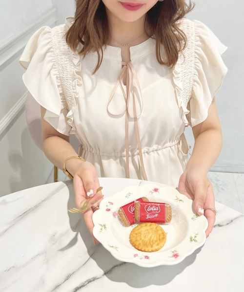 apres jour(アプレジュール)の「フレアスリーブワンピース【ZOZOTOWN限定アイテム】(ワンピース・レディース・アイボリー/ピンク系その他/ブラック系その他/ブルー系その他・SMALL/MEDIUM/X-LARGE)」の15枚目の写真