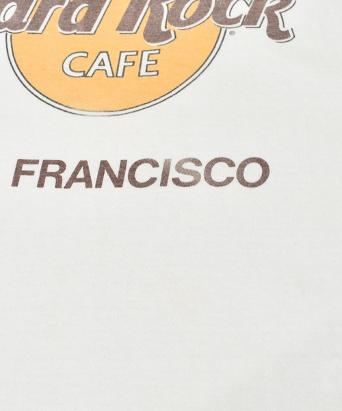VINTAGE(ヴィンテージ)の「【ヴィンテージ古着】80's Hard Rock CAFE / ハードロックカフェ ロゴプリント Tシャツ USA製(Tシャツ/カットソー・メンズ・ホワイト・X-LARGE)」の7枚目の写真