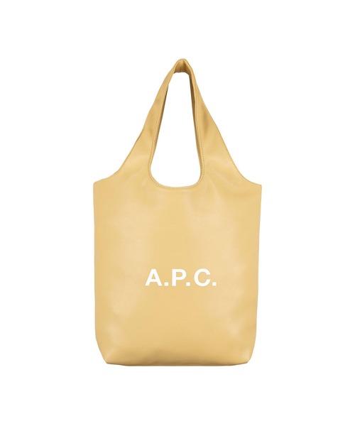 A.P.C.(アーペーセー)の「TOTE NINON SMALL(トートバッグ・レディース・ライトイエロー/ブラック・ONESIZE)」の6枚目の写真