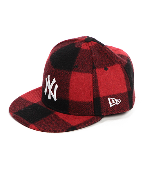 supreme 07  NEW ERA バッファローチェック キャップ  レッド NEW ERA（ニューエラ）の「NEW ERA / BUFFALO CHECK（キャップ）」 - WEAR