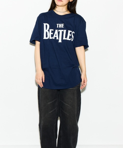 【セール】【 The Beatles / ザ ビートルズ 】 バンド ロゴ プリント Tシャツ NSZ TEE（Tシャツ/カットソー）｜THE BAREFOOT（ベアフット）