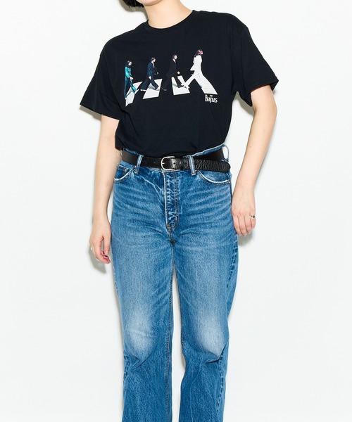 【セール】【 The Beatles / ザ ビートルズ 】 バンド ロゴ プリント Tシャツ NSZ TEE（Tシャツ/カットソー）｜THE BAREFOOT（ベアフット）