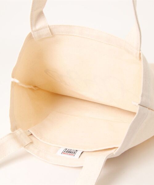 UP START（アップスタート）の「VISION ヴィジョン 帆布プリントトートバック ストリート 大人カジュアル（トートバッグ・メンズ・ホワイト系その他3/ホワイト系その他/ホワイト系その他2/ホワイト系その他4・FREE）」の7枚目の写真