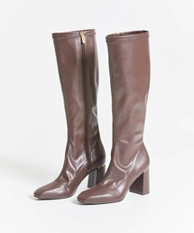 NOELA | ストレッチレザーロングブーツ(ブーツ)