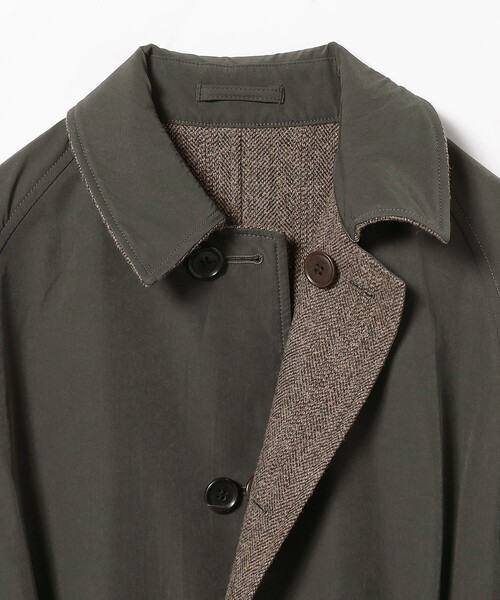 BRILLA per il gusto（ブリッラペルイルグースト）の「AUBERGE / EMARY リバーシブル ステンカラーコート（ステンカラーコート・メンズ・チャコールグレー/ネイビー・42/44/40/38）」の17枚目の写真