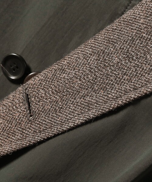 BRILLA per il gusto（ブリッラペルイルグースト）の「AUBERGE / EMARY リバーシブル ステンカラーコート（ステンカラーコート・メンズ・チャコールグレー/ネイビー・42/44/40/38）」の21枚目の写真