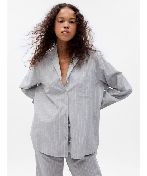 GAP（ギャップ）の「ポプリン パジャマシャツ（ルームウェア/パジャマ・レディース・ピンク/グレー/ベージュ/マルチ/ホワイト系その他/ブルー系その他2/ピンク系その他/ライトブルー・XXS/L/S/M/XS）」の3枚目の写真