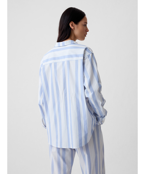 GAP（ギャップ）の「ポプリン パジャマシャツ（ルームウェア/パジャマ・レディース・ピンク/グレー/ベージュ/マルチ/ホワイト系その他/ブルー系その他2/ピンク系その他/ライトブルー・XXS/L/S/M/XS）」の9枚目の写真