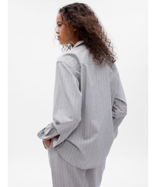 GAP（ギャップ）の「ポプリン パジャマシャツ（ルームウェア/パジャマ・レディース・ピンク/グレー/ベージュ/マルチ/ホワイト系その他/ブルー系その他2/ピンク系その他/ライトブルー・XXS/L/S/M/XS）」の10枚目の写真