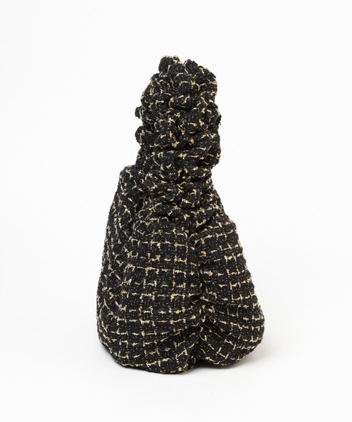 BARNYARDSTORM（バンヤードストーム）の「【WEB限定カラー】tweedクシュクシュBAG（ハンドバッグ・レディース・ブラウン/ブラック/グリーン・FREE）」の6枚目の写真
