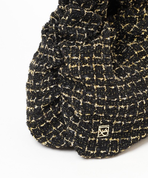 BARNYARDSTORM（バンヤードストーム）の「【WEB限定カラー】tweedクシュクシュBAG（ハンドバッグ・レディース・ブラウン/ブラック/グリーン・FREE）」の13枚目の写真