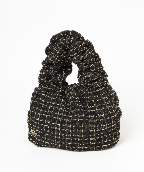 BARNYARDSTORM（バンヤードストーム）の「【WEB限定カラー】tweedクシュクシュBAG（ハンドバッグ・レディース・ブラウン/ブラック/グリーン・FREE）」の21枚目の写真