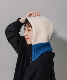 Munich | トリコロールニットバラクラバ(ネックウォーマー/スヌード)