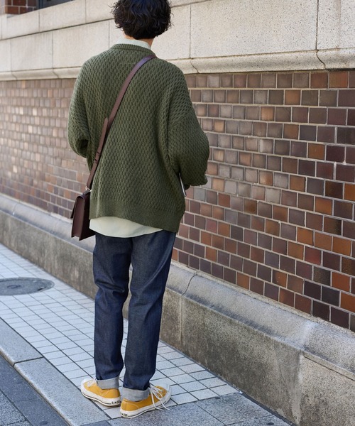 【希少/美品】モンクレール サーマルニット ヘンリーネック ラバーワッペン XL 未使用級】モンクレール サーマルニット ヘンリーネック ラバー