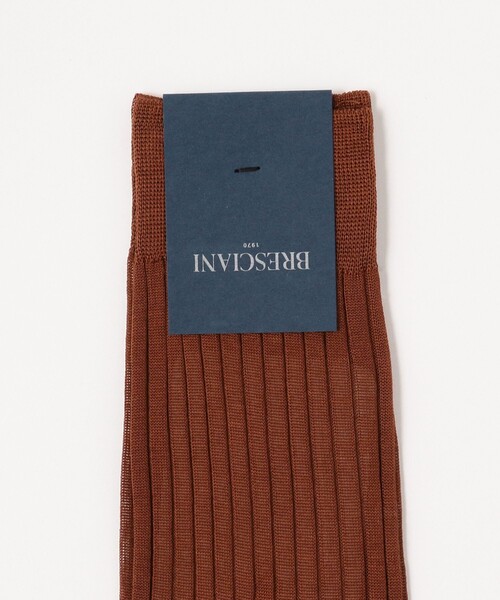 BRESCIANI / コットン ヒール＆トゥ リブソックス（ソックス/靴下）｜BRESCIANI（ブレシアニ）