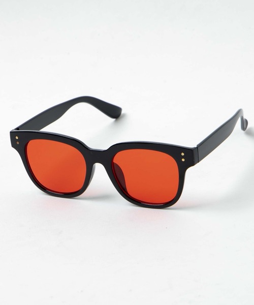 WEGO（ウィゴー）の「WEGO/セルフレームカラーレンズ（サングラス・レディース・レッド/ブルー/ブラック/グリーン/ブラウン・FREE）」の6枚目の写真