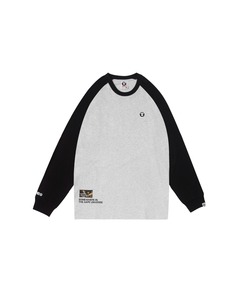AAPE NOW RAGLAN LONG SLEEVE TEE