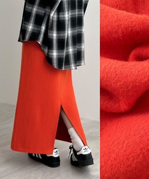 Futier land（フューティアランド）の「【新色追加】まるで毛布！裏起毛ニットロングスカート（スカート）」