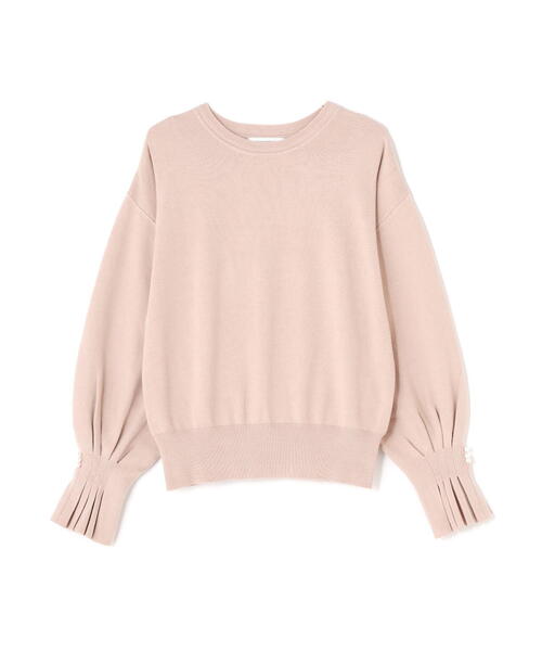NATURAL BEAUTY BASIC(ナチュラルビューティーベーシック)の「◇パールタックスリーブニット(ニット/セーター・レディース・ピンク/ブラック/オフホワイト・FREE)」の20枚目の写真