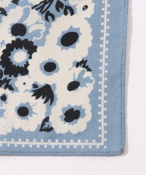 NOMA t.d.（ノーマティーディー）の「【NOMA t.d. / ノーマ ティーディー】Draw Your Garden Bandana（バンダナ/スカーフ・メンズ・サックスブルー/ブラック/ベージュ・FREE）」の5枚目の写真
