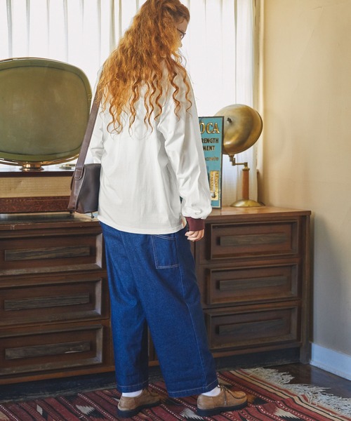 FELIX】別注 フェリックス ヴィンテージプリントリンガーロンT（T