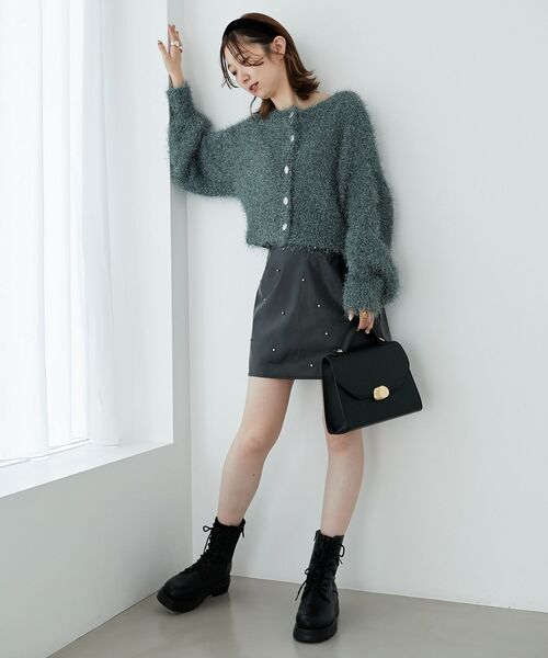 MAJESTIC LEGON(マジェスティックレゴン)の「アソートミニスカパン(その他パンツ・レディース・ブラック/ブラック系その他2・MEDIUM)」の3枚目の写真
