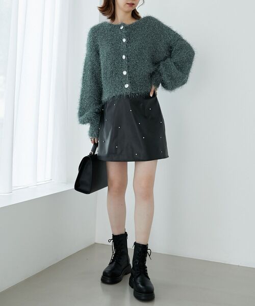 MAJESTIC LEGON(マジェスティックレゴン)の「アソートミニスカパン(その他パンツ・レディース・ブラック/ブラック系その他2・MEDIUM)」の4枚目の写真