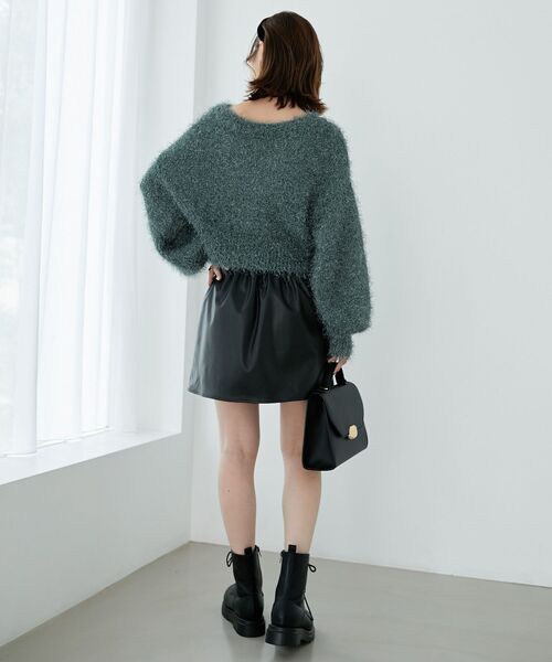 MAJESTIC LEGON(マジェスティックレゴン)の「アソートミニスカパン(その他パンツ・レディース・ブラック/ブラック系その他2・MEDIUM)」の6枚目の写真