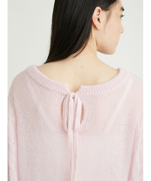 LILY BROWN(リリーブラウン)の「ケーブルニットプルオーバー(ニット/セーター・レディース・グレー/ピンク/アイボリー・FREE)」の10枚目の写真