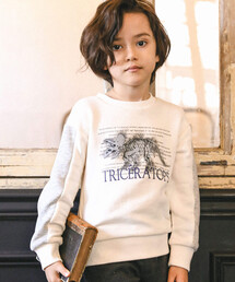 BeBe | ベア裏毛恐竜標本トレーナー(80~150cm)(スウェット)