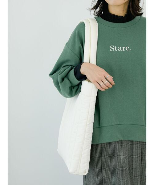 Samansa Mos2 blue（サマンサモスモスブルー）の「2WAYハンドルキルティングトート（ハンドバッグ・レディース・ブラック/キナリ/パープル・F）」の10枚目の写真