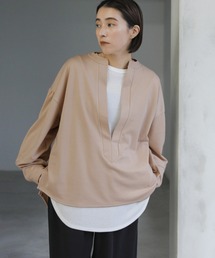 select MOCA | キーネックランタンスリーブプルオーバー(Tシャツ/カットソー)