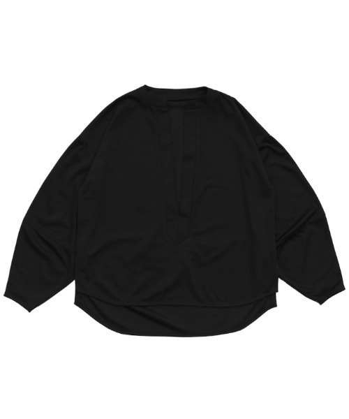 select MOCA（セレクトモカ）の「キーネックランタンスリーブプルオーバー（Tシャツ/カットソー・レディース・ブラック/ベージュ・FREE）」の22枚目の写真