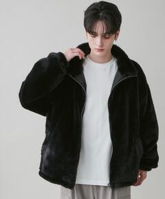 synthetic suede zip blouson / シンセティックスエードジップブルゾン