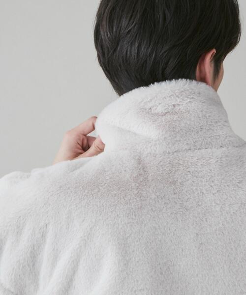 LUCY（ルーシー）の「LUCY/フェイクファー ZIPブルゾン（ブルゾン・メンズ・アイボリー/ブラック・MEDIUM/LARGE）」の8枚目の写真