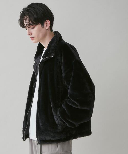 LUCY（ルーシー）の「LUCY/フェイクファー ZIPブルゾン（ブルゾン・メンズ・アイボリー/ブラック・MEDIUM/LARGE）」の15枚目の写真