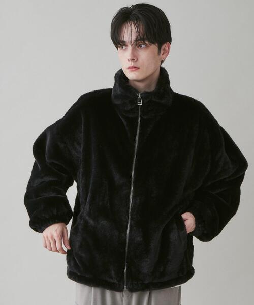 LUCY（ルーシー）の「LUCY/フェイクファー ZIPブルゾン（ブルゾン・メンズ・アイボリー/ブラック・MEDIUM/LARGE）」の18枚目の写真