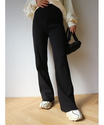 TRUNC | Self Cut Rib Flare Pants(その他パンツ)