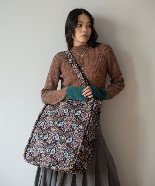 VACANCY（ヴァカンシー）の「ゴブラン柄オーバートートバッグ（トートバッグ・レディース・ホワイト/ブラック・FREE）」の12枚目の写真