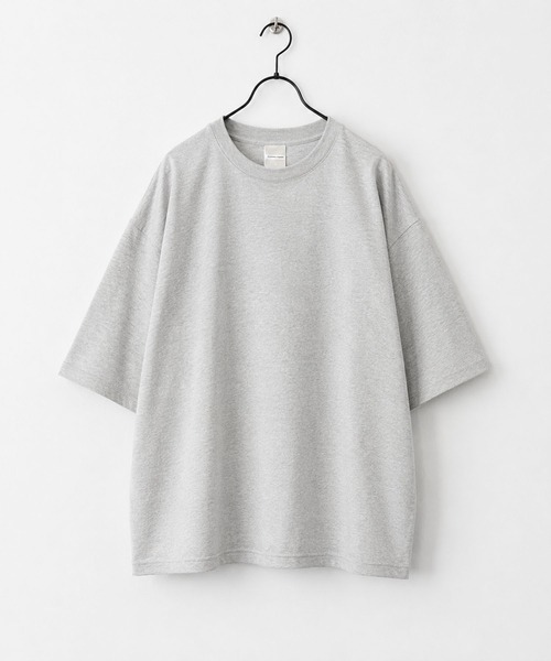 CALIFORNIA APPAREL(カリフォルニアアパレル)の「1-11A20 5.6oz スタンダード クルーネック Tシャツ(Tシャツ/カットソー・メンズ・パープル/グリーン系2/ブルー系/グリーン系1/イエロー/ゴールド/レッド/オレンジ/オリーブ/サンドベージュ/ブルー系1/ライトグレー/ミックスグレー/スミクロ/ブラック/ホワイト/オートミール/ブルー系2/アイボリー・L/XL/M/S)」の1枚目の写真