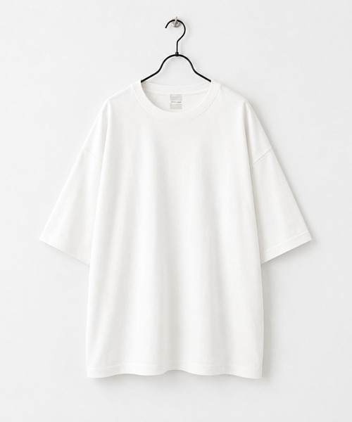 CALIFORNIA APPAREL(カリフォルニアアパレル)の「1-11A20 5.6oz スタンダード クルーネック Tシャツ(Tシャツ/カットソー・メンズ・パープル/グリーン系2/ブルー系/グリーン系1/イエロー/ゴールド/レッド/オレンジ/オリーブ/サンドベージュ/ブルー系1/ライトグレー/ミックスグレー/スミクロ/ブラック/ホワイト/オートミール/ブルー系2/アイボリー・L/XL/M/S)」の3枚目の写真