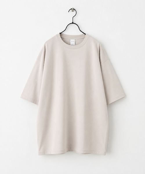 CALIFORNIA APPAREL(カリフォルニアアパレル)の「1-11A20 5.6oz スタンダード クルーネック Tシャツ(Tシャツ/カットソー・メンズ・パープル/グリーン系2/ブルー系/グリーン系1/イエロー/ゴールド/レッド/オレンジ/オリーブ/サンドベージュ/ブルー系1/ライトグレー/ミックスグレー/スミクロ/ブラック/ホワイト/オートミール/ブルー系2/アイボリー・L/XL/M/S)」の6枚目の写真